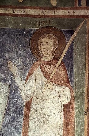 Christus als Weltenrichter umgeben von Heiligen und Stiftern