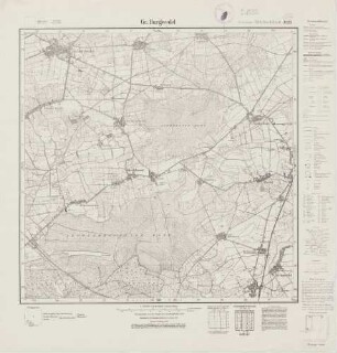 3525 (alte Nr.: 1887) Gr. Burgwedel, Meßtischblatt (4cm - Karte)