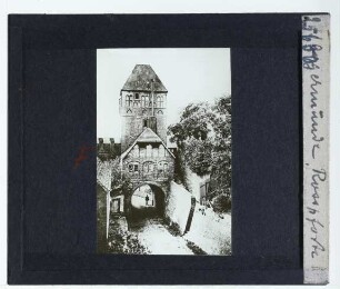 Tangermünde, Rosspforte/Wassertor : Stadtseite