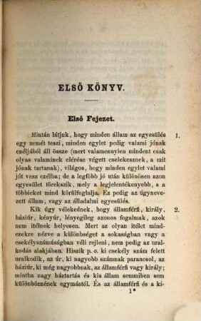 Aristoteles Politikája : Forditotta s jegyzetekkel ellátta Haberern Jonathán. (Aristoteles Politika. Herausgegeben und mit Anmerkungen von Seher von Jonathan Haberern)