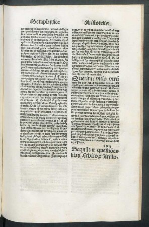 Sequuntur questiones libri Ethicorum Aristo.