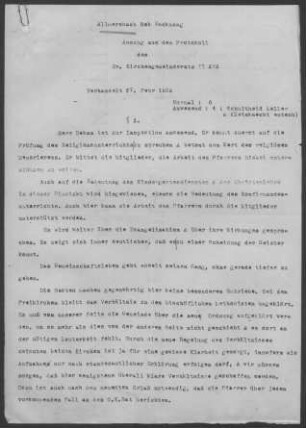 Allmersbach: Inspektion 1929