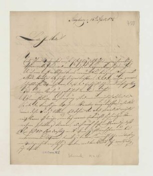 Brief von Paul Joseph Schruck an Joseph Heller