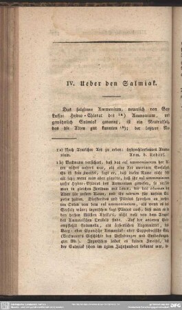 IV. Ueber den Salmiak