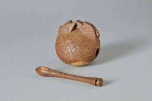 Muyu (木魚), Tempelblock mit Schlägel
