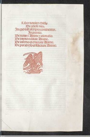 De coelesti vita