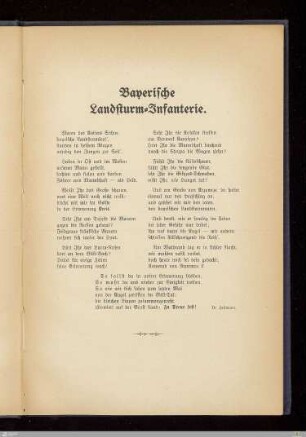 Bayerische Landsturm-Infanterie (Gedicht)