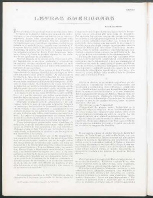 Letras americanas