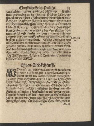 Ehren-Gedächtniß.
