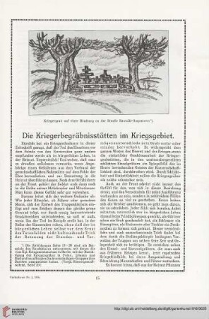 29: Die Kriegerbegräbnisstätten im Kriegsgebiet