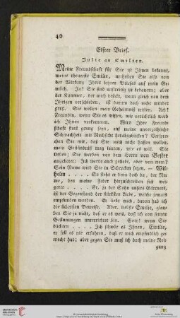 (Elfter Brief - Funfzehnter Brief)