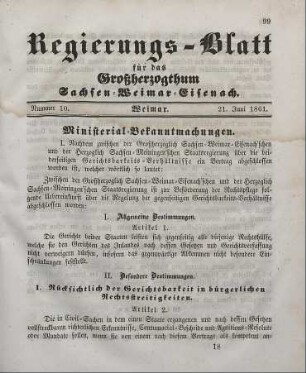 Nr. 10 : 21. Juni 1861