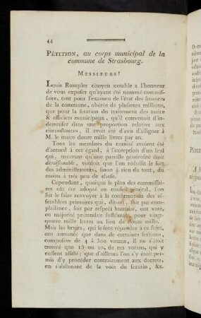44-56 Pétition...etc.