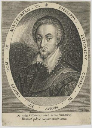 Bildnis des Philippvs Lvdovicvs, Comes in Hanav