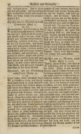 Epistel am 21. Sonnt. nach Trinit.