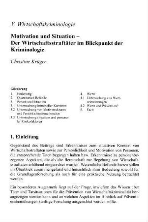 403-431, V. Wirtschaftskriminologie