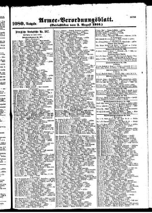 1080.Ausgabe. Donnerstag, 3. August 1916