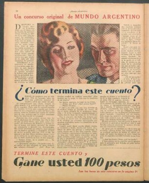¿Cómo termina este cuento? : Un concurso original de Mundo Argentino