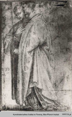 Zwei Gewandfiguren