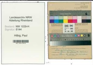 Entnazifizierung Paul Hilbig , geb. 09.04.1922 (Polizist)