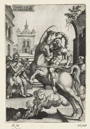 Marcus Curius, Blatt 2 der Folge "Römische Helden"