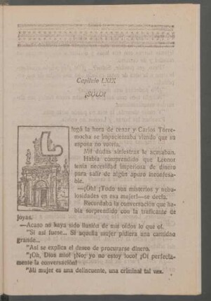 Capítulo LXIX - ¡Solo!