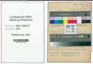Entnazifizierung Karl Rotermund , geb. 15.08.1904 (Lehrer)