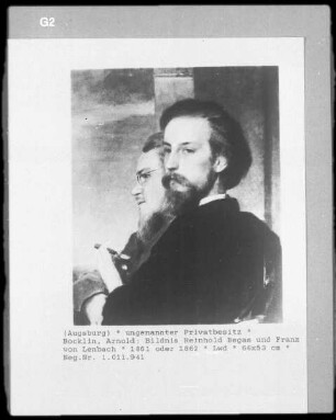 Bildnis Reinhold Begas und Franz von Lenbach