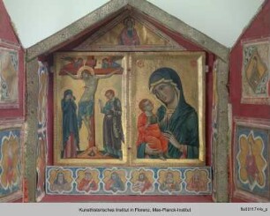 Kreuzigung und Madonna
