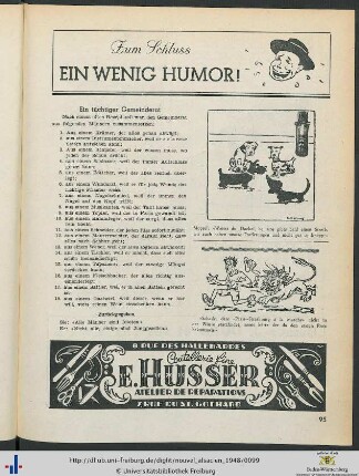 Zum Schluss ein wenig Humor!