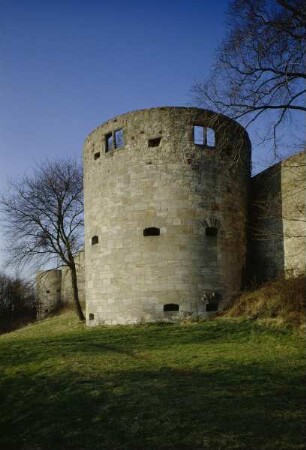 Burg Herzberg — Oberburg — Südwestturm & Rittersaalturm
