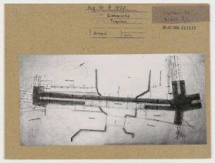 Lageplan: Ideenwettbewerb Elsenbrücke (Ankauf). Berlin, Treptow, Elsenbrücke
