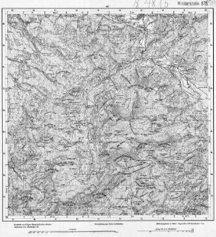 875 Hinterstein Topographische Karte von Bayern 1:25.000 [Positionsblätter]