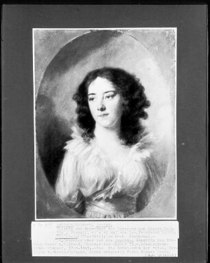 Bildnis der Schwester der Herzogin von Nassau-Usingen