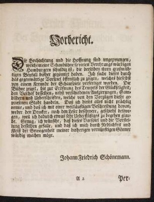 Vorbericht
