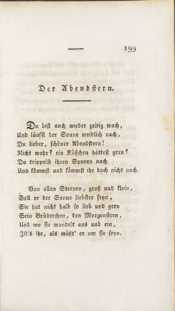 Der Abendstern