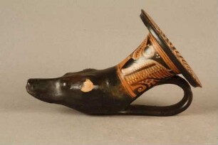 Rhyton mit Hundekopf