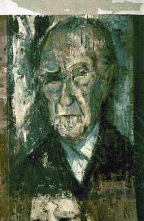 Freiburg: Trudlinde Kaufhold, anderes Gemälde [Konrad Adenauer], Kopf größer
