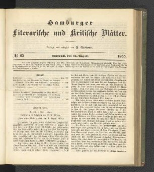 No. 65. 15. August 1855
