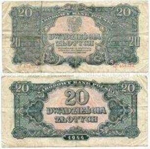 Polen, Banknote, 20 Zlotych