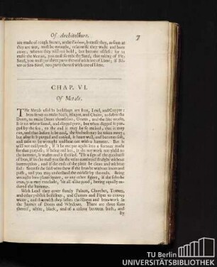 Chap. VI. Of Metals.