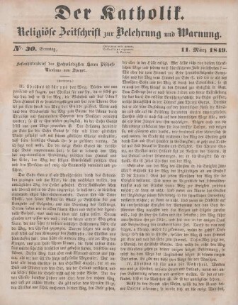 117-119 Fasten-Hirtenbrief des Hochwürdigsten Herrn Bischofs Nicolaus von Speyer : Fortsetzung