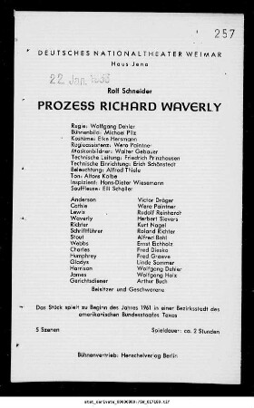 Prozess Richard Waverly