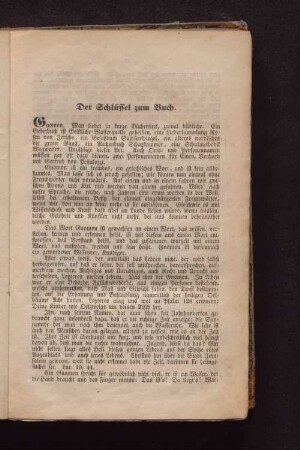 Der Schlüssel zum Buch.