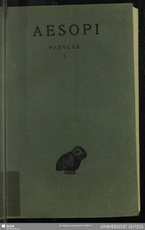1: Aesopi Fabvlae