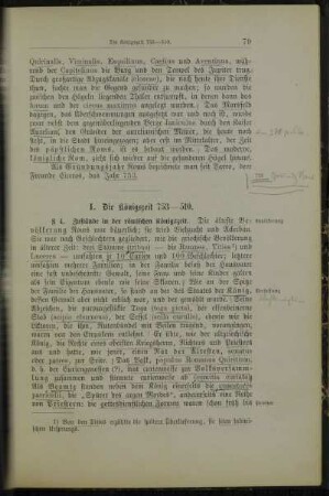 I. Die Königszeit 753-510
