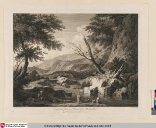 [Gebirgslandschaft, im Vordergrund Fischer]