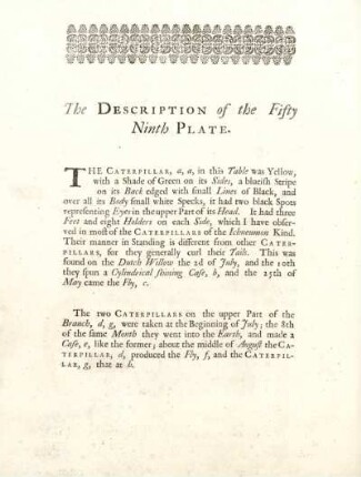 The Description of the Fifty Ninth Plate