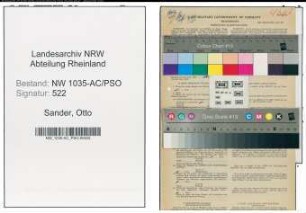 Entnazifizierung Otto Sander , geb. 03.05.1896 (Koch)