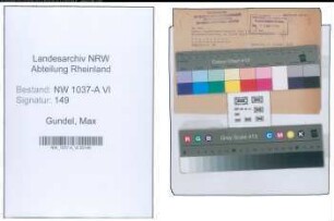 Entnazifizierung Max Gundel , geb. 07.02.1901 (Hochschullehrer)